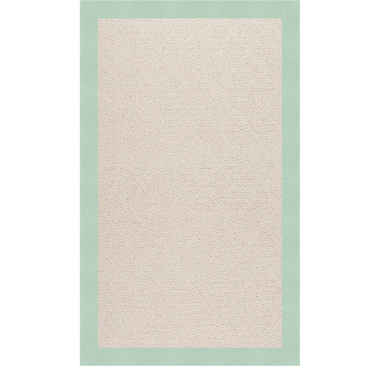 Creative Concepts-White Wicker Canvas Spa Blue