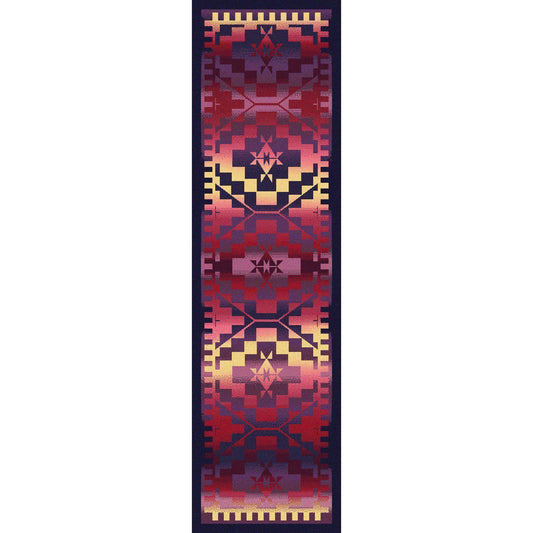 Desert Morning - Sunset-CabinRugs Southwestern Rugs Wildlife Rugs Lodge Rugs Aztec RugsSouthwest Rugs