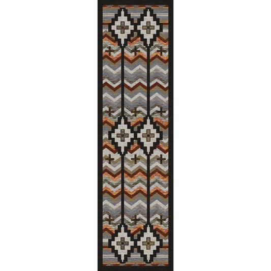 Desierto - Harvest-CabinRugs Southwestern Rugs Wildlife Rugs Lodge Rugs Aztec RugsSouthwest Rugs