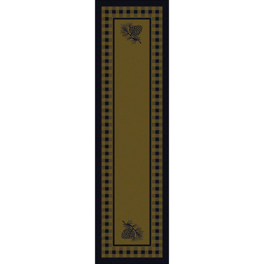 Forest Refuge - Green-CabinRugs Southwestern Rugs Wildlife Rugs Lodge Rugs Aztec RugsSouthwest Rugs