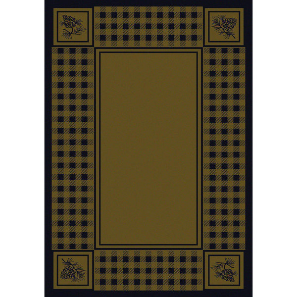 Forest Refuge - Green-CabinRugs Southwestern Rugs Wildlife Rugs Lodge Rugs Aztec RugsSouthwest Rugs