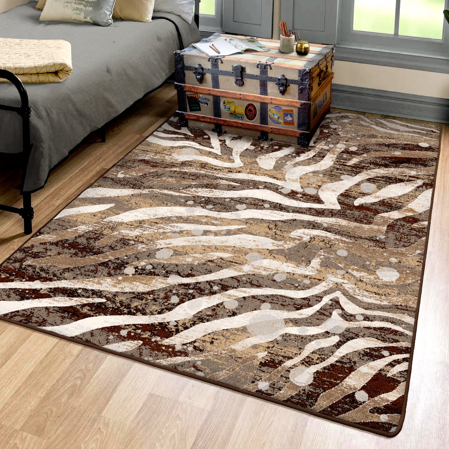 Modern Zebra | Silver Splash