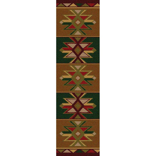 Northern Desert Star - Multi-CabinRugs Southwestern Rugs Wildlife Rugs Lodge Rugs Aztec RugsSouthwest Rugs