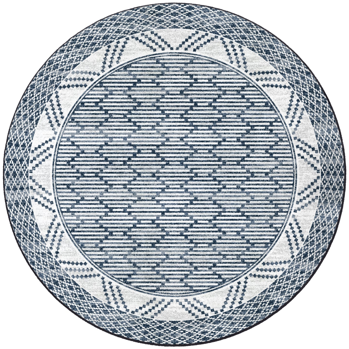 Patterned Stripe | Fresh Blue