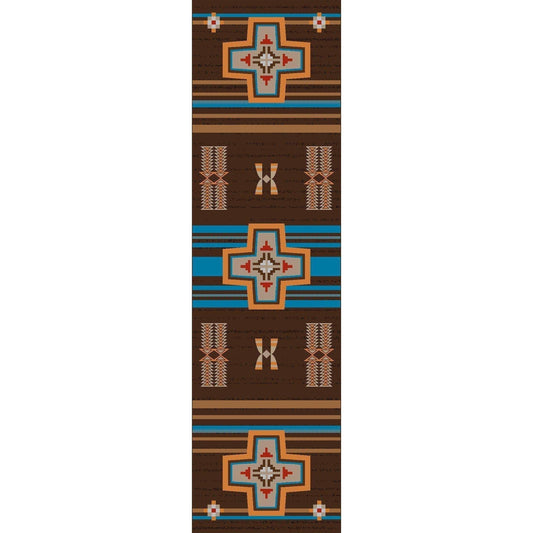 Rio Grande - Desert Rust-CabinRugs Southwestern Rugs Wildlife Rugs Lodge Rugs Aztec RugsSouthwest Rugs