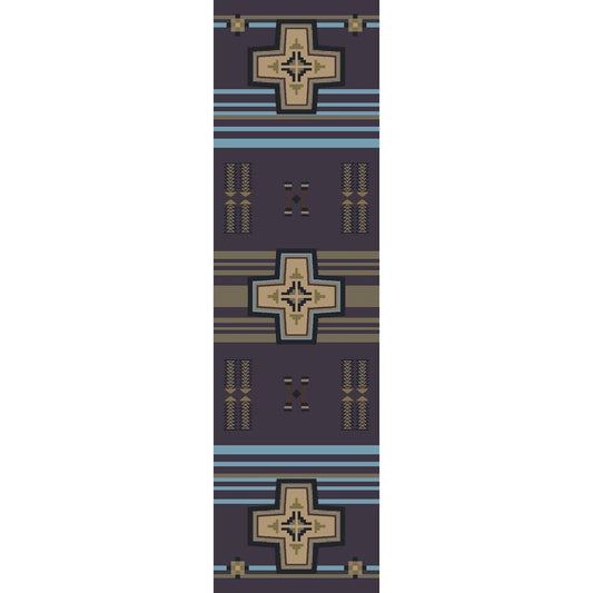 Rio Grande - Night Sky-CabinRugs Southwestern Rugs Wildlife Rugs Lodge Rugs Aztec RugsSouthwest Rugs