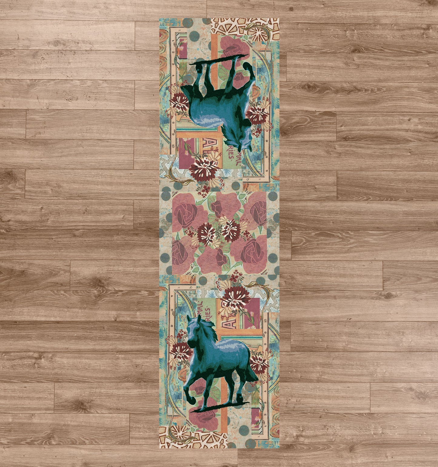 Ruiz Blue Horse | Teal