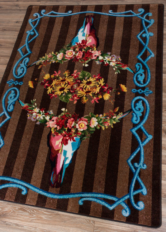 Ruiz Floral Longhorn | Chocolate