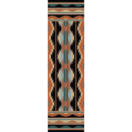 Southwest Medicine - Dark-CabinRugs Southwestern Rugs Wildlife Rugs Lodge Rugs Aztec RugsSouthwest Rugs