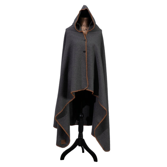 Solid Greystone Hooded Throw (Old Gold)