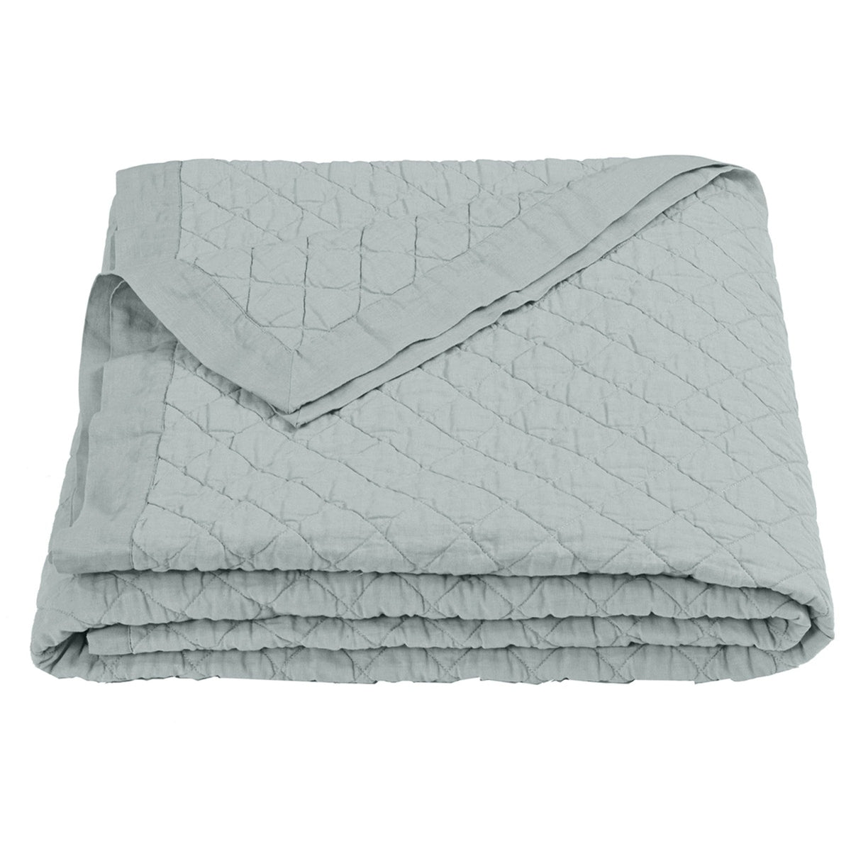 Linen Cotton Diamond Quilt Cabin Rugs and Furnishings