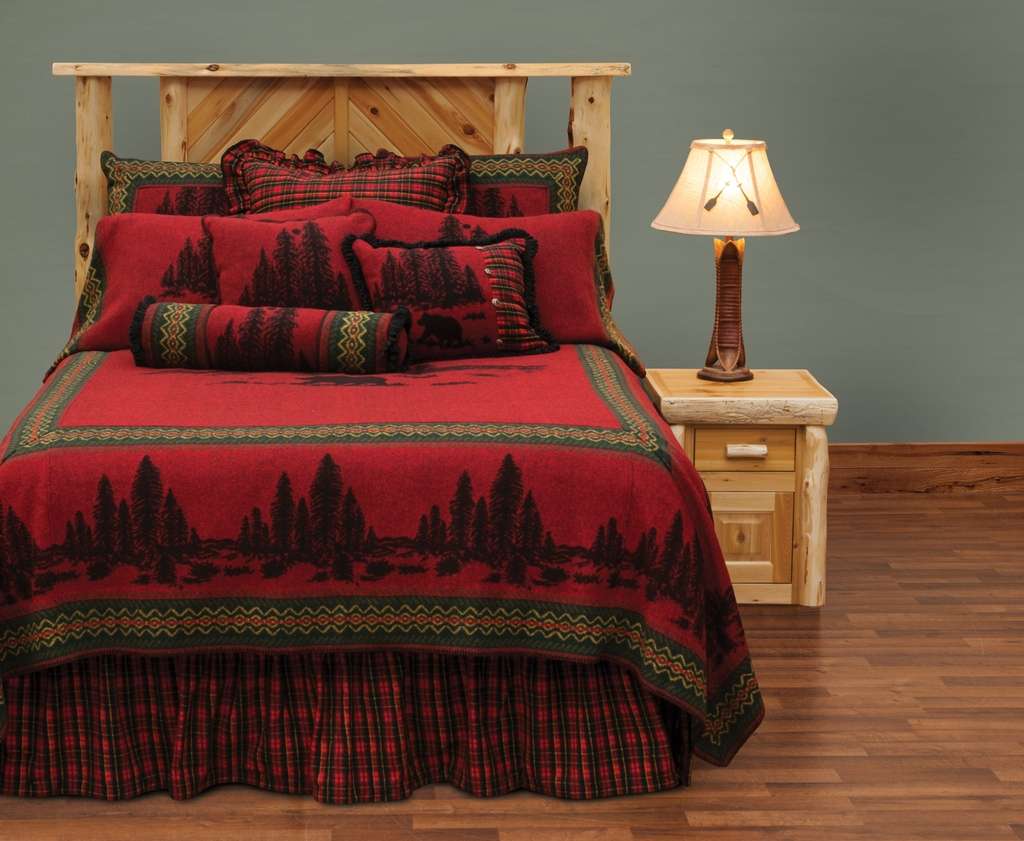 Wooded River Bear Bed Skirt by Wooded River