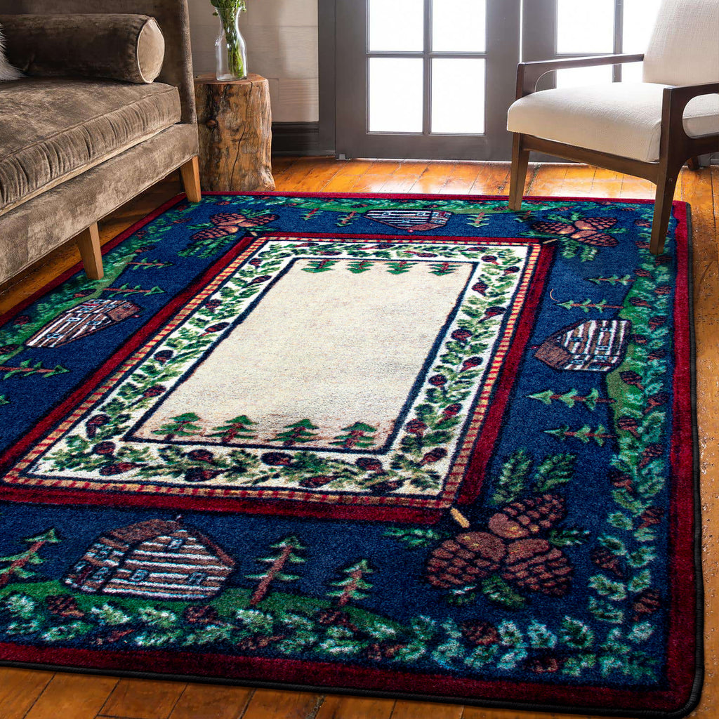 Cabin in the Pines | Crackle Rug