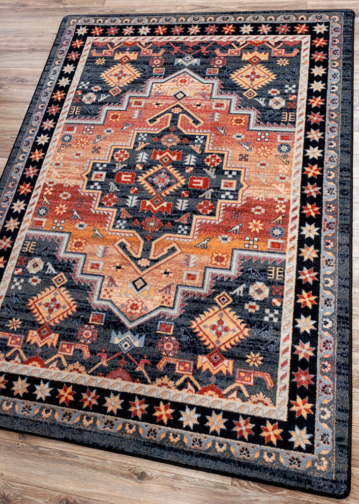 Persian Version|Distressed Sunset Rug