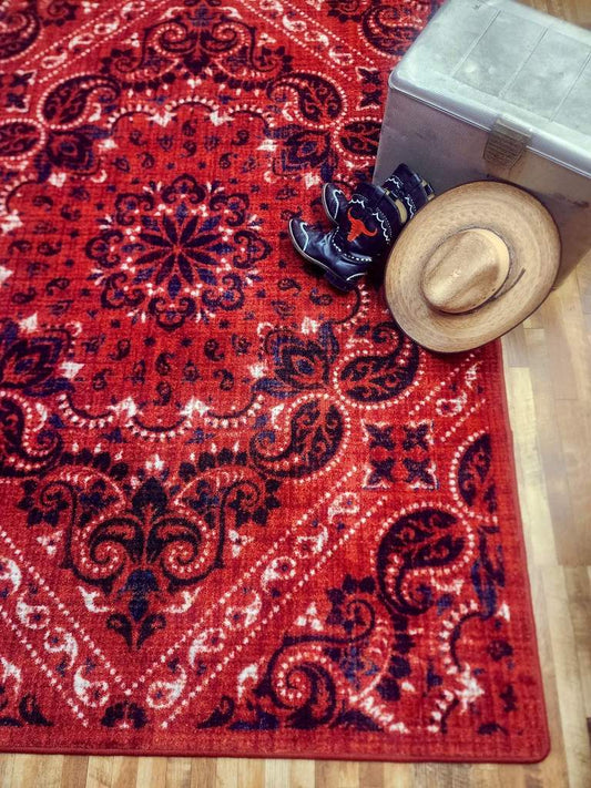 Kerchief|Rodeo Red Rug