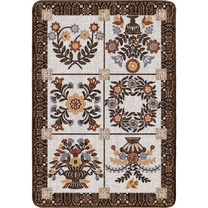 Inspired Quilt | Brown Rug