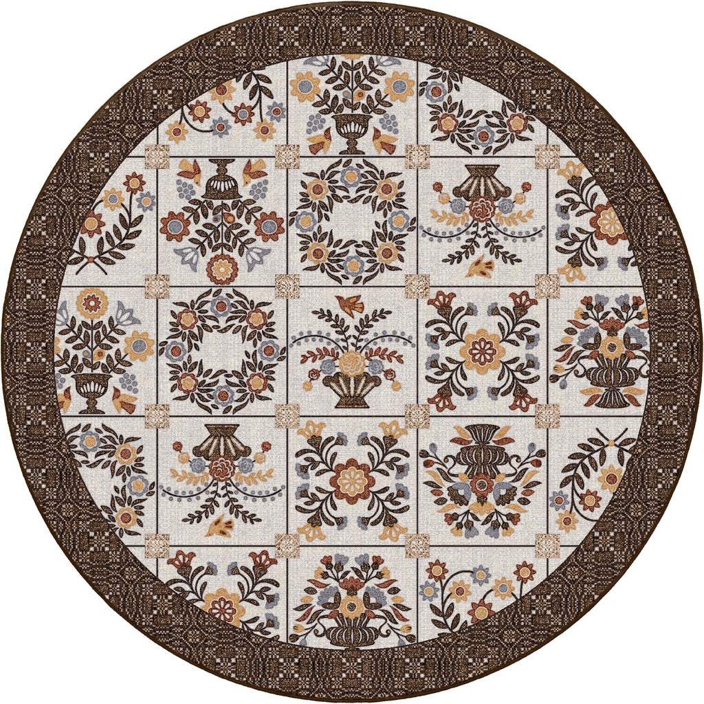 Inspired Quilt | Brown Rug