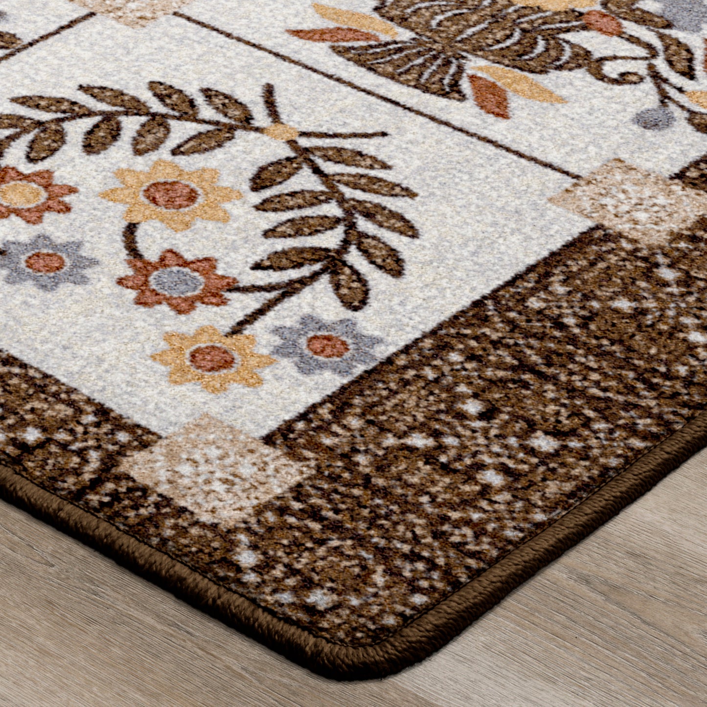 Inspired Quilt | Brown Rug