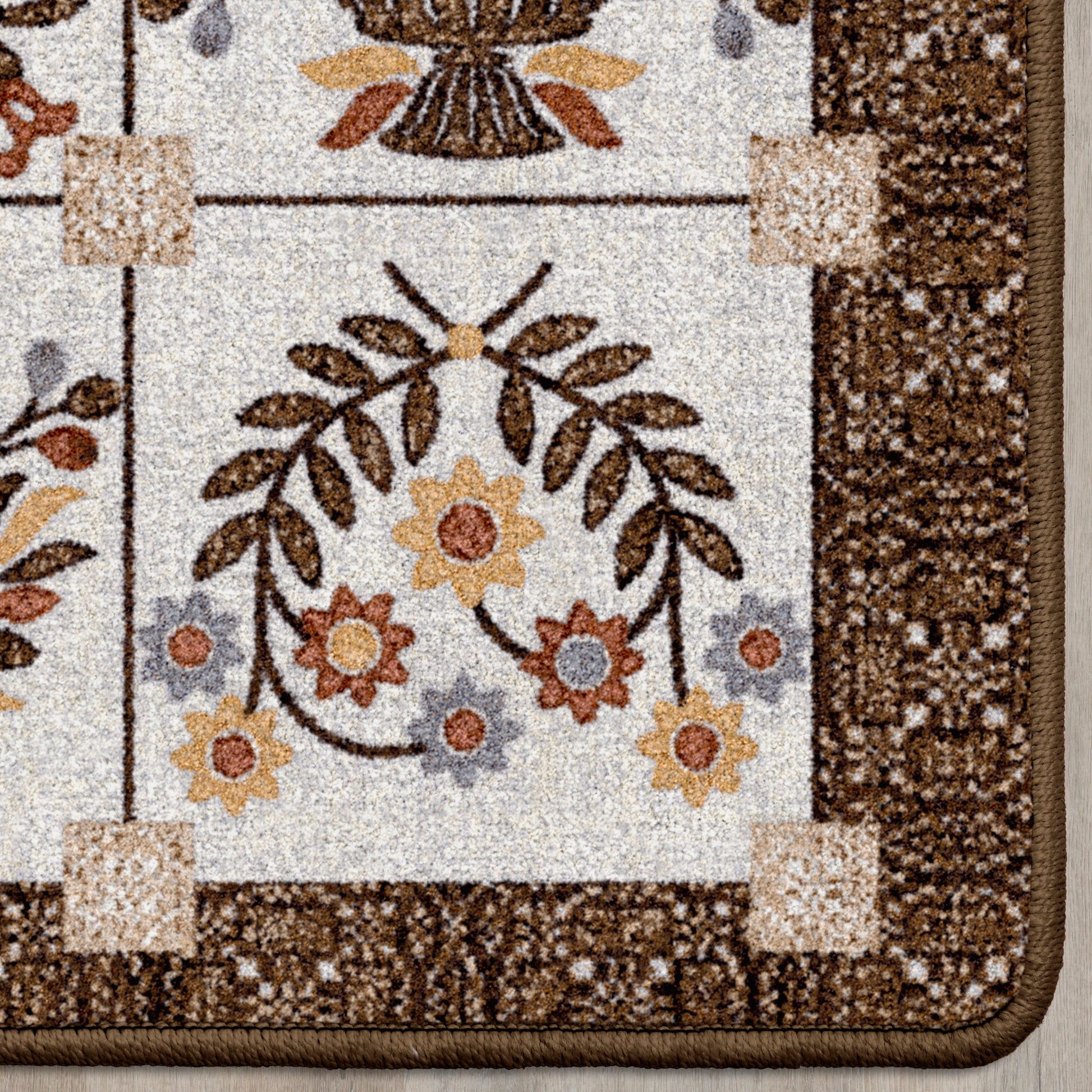 Inspired Quilt | Brown Rug