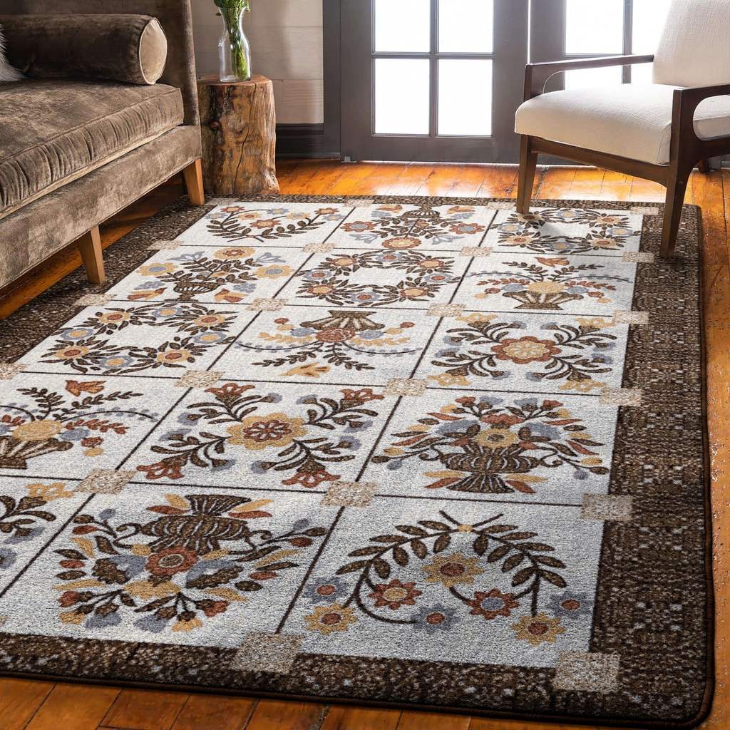 Inspired Quilt | Brown Rug