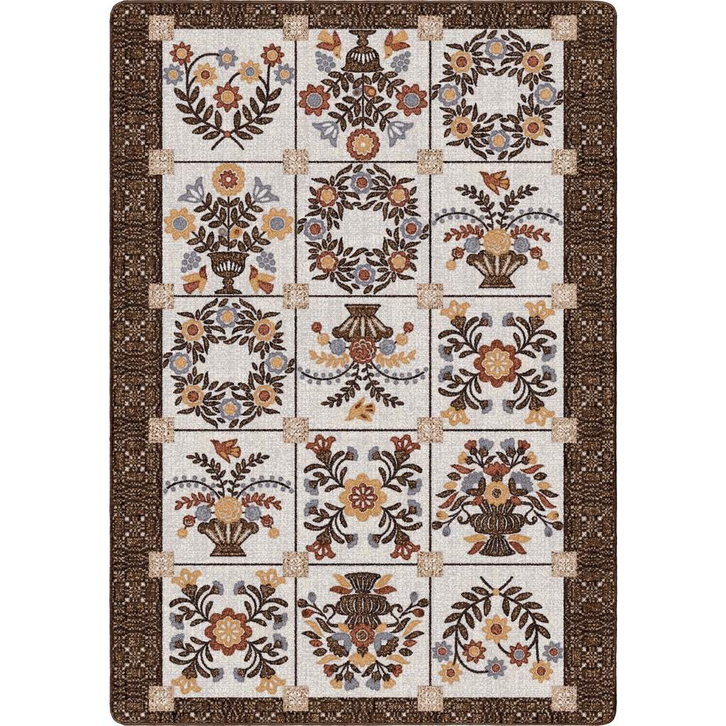 Inspired Quilt | Brown Rug