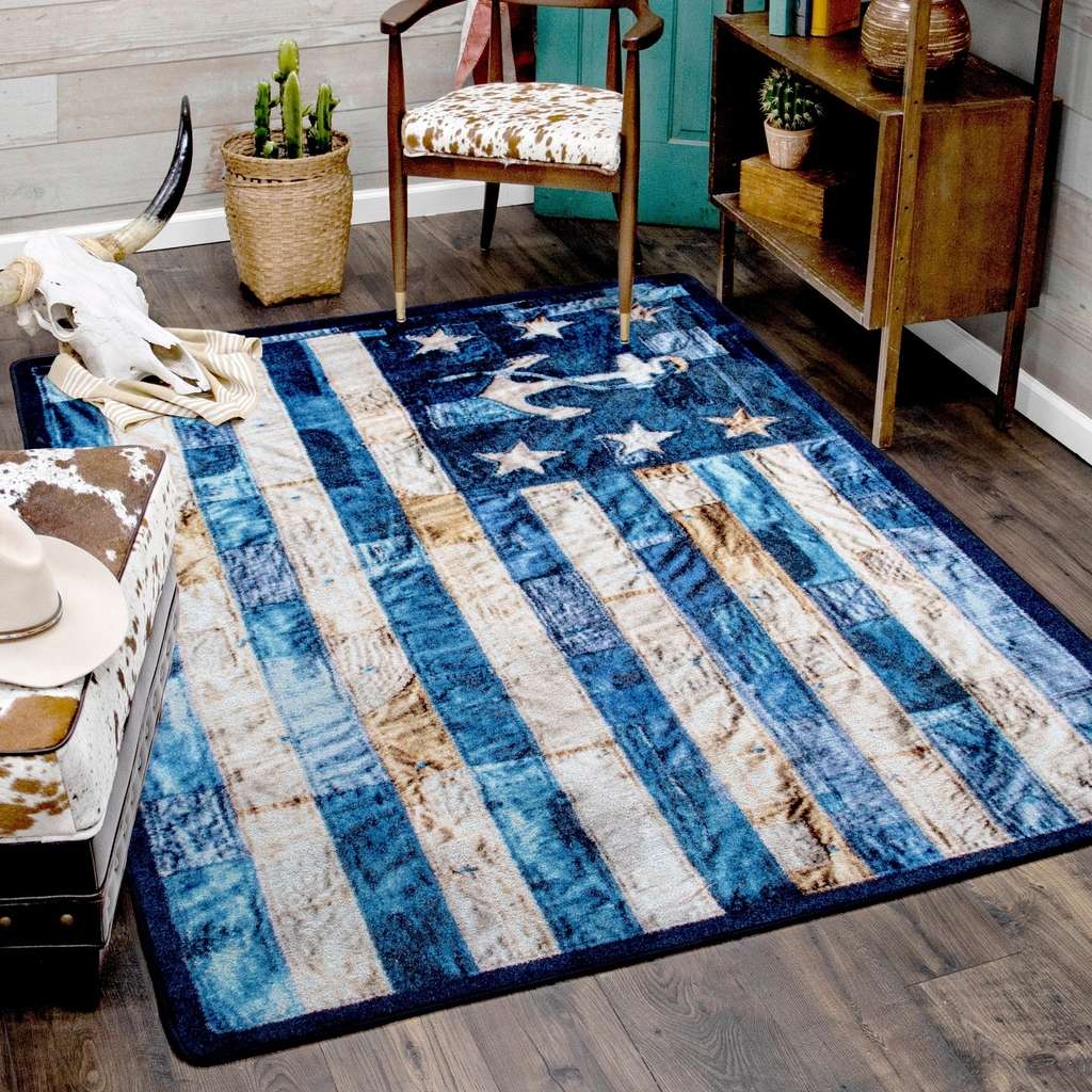 Blue Jean Anchor | Blues Rug