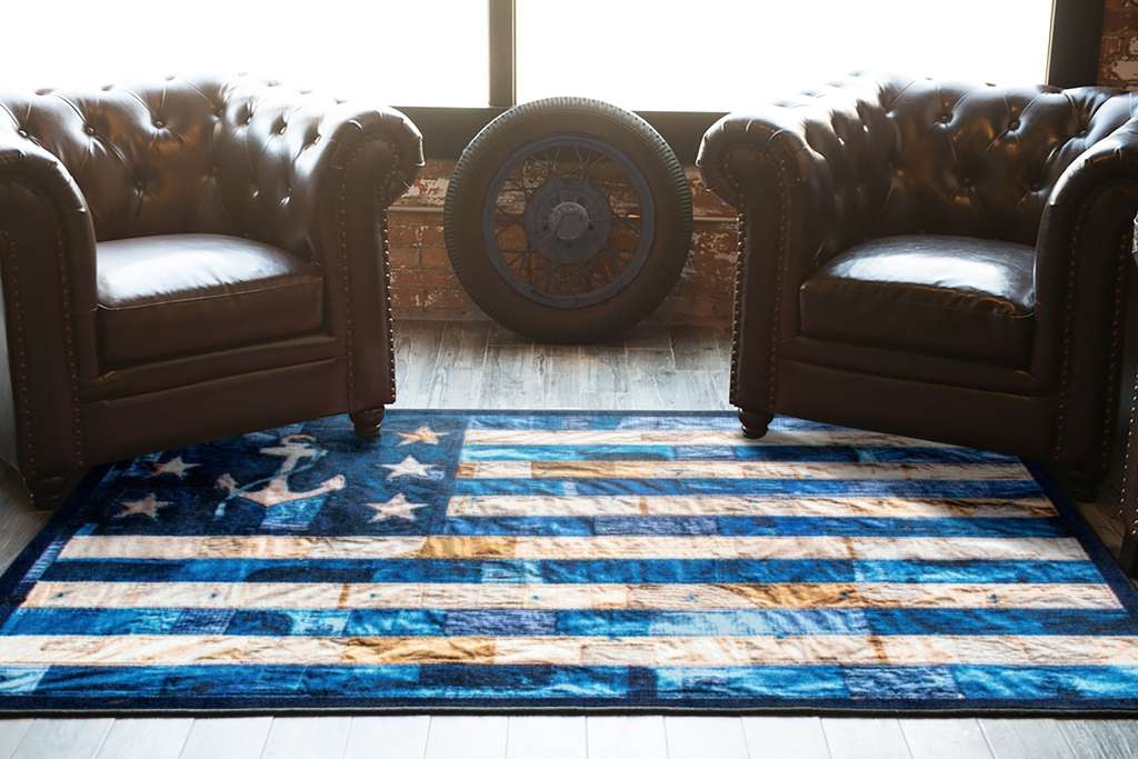 Blue Jean Anchor | Blues Rug