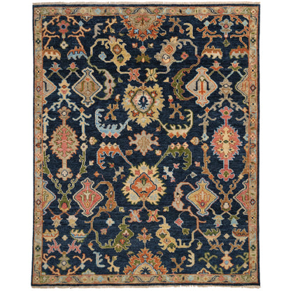 Charise-Palmette Dark Denim