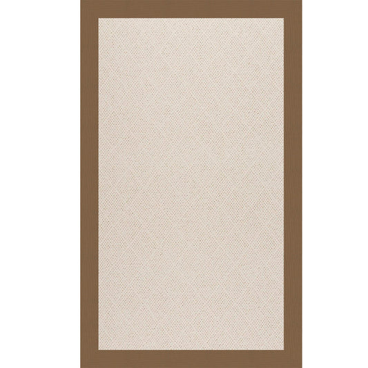 Creative Concepts-White Wicker Canvas Cocoa