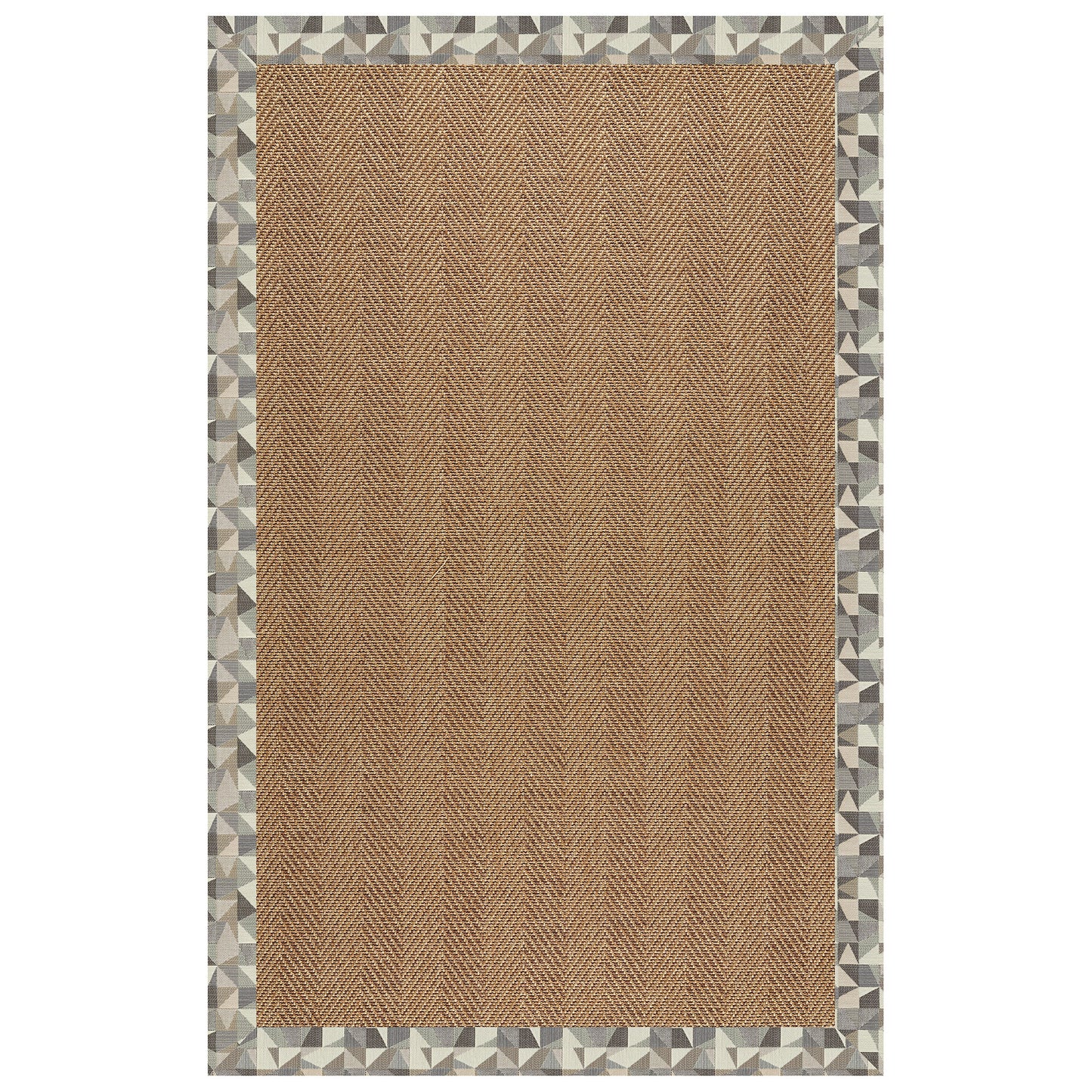 Islamorada-Herringbone Geo Bronze