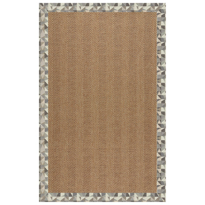 Islamorada-Herringbone Geo Bronze