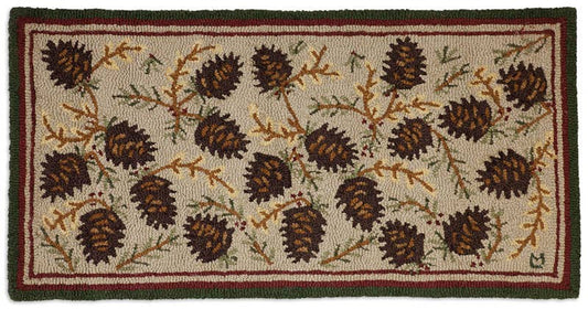 Northwoods Pinecones Rug