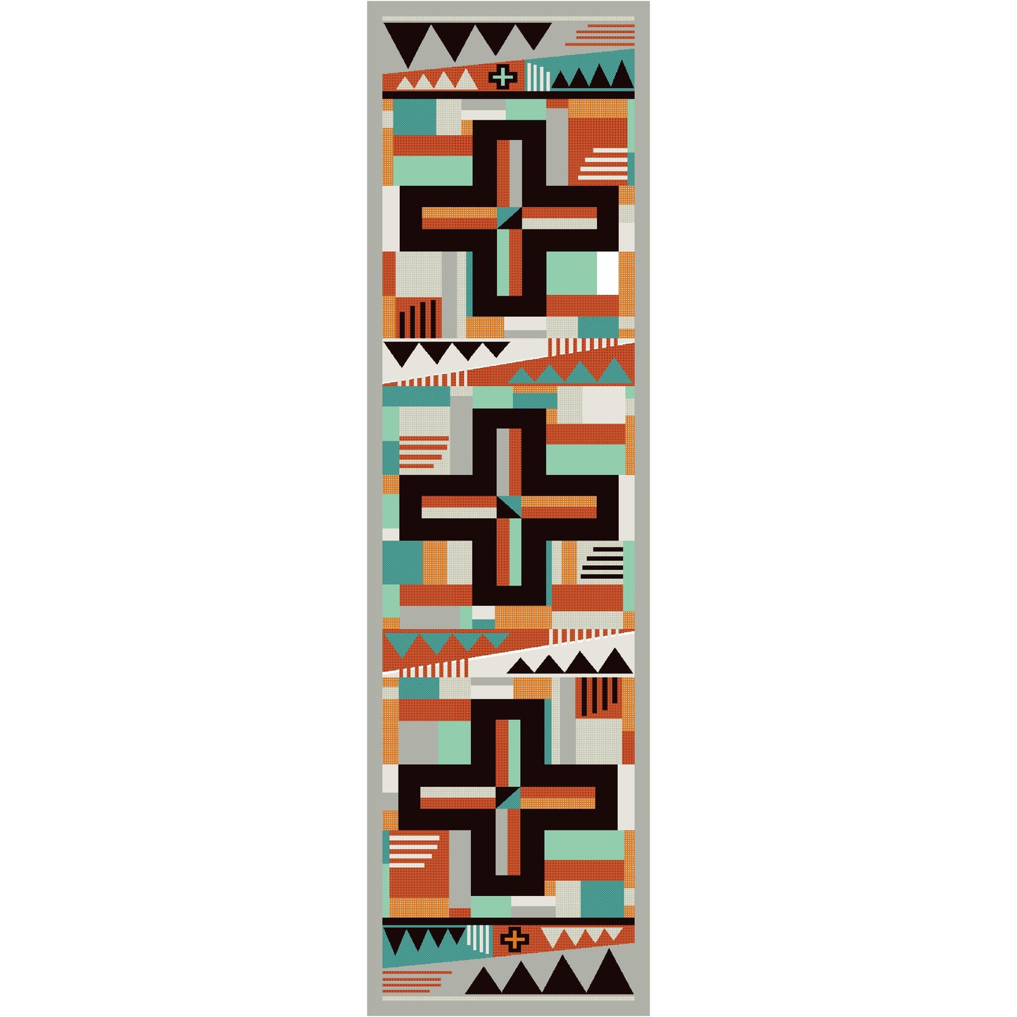 Abstract Cross | Gray