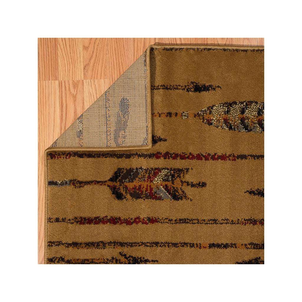 Affinity Quilted Arrow Natural Area Rug 5'3 X 7'2