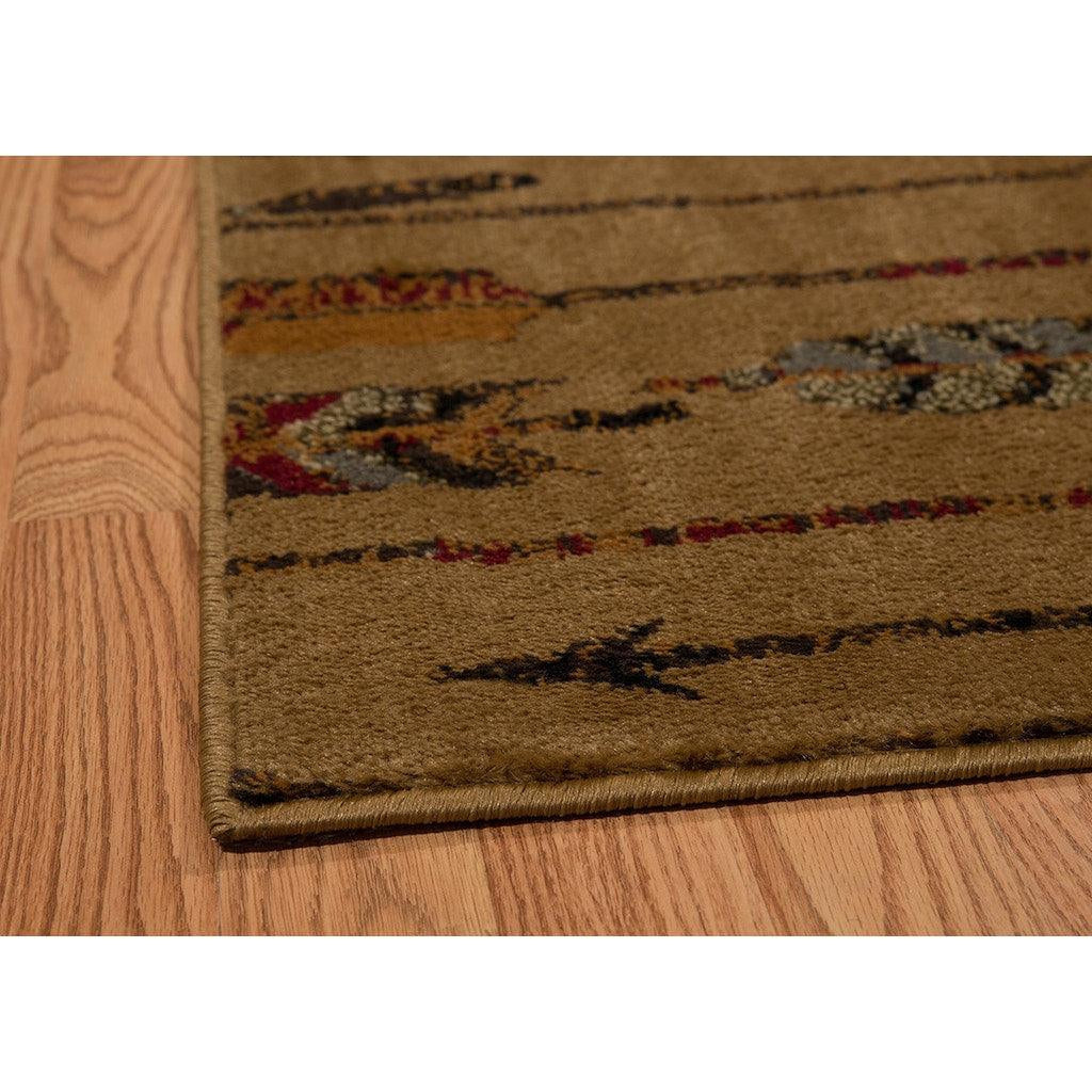 Affinity Quilted Arrow Natural Area Rug 5'3 X 7'2