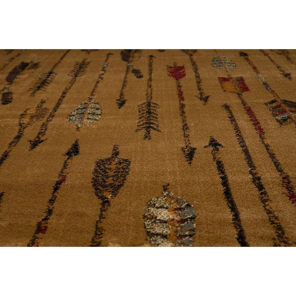 Affinity Quilted Arrow Natural Area Rug 5'3 X 7'2