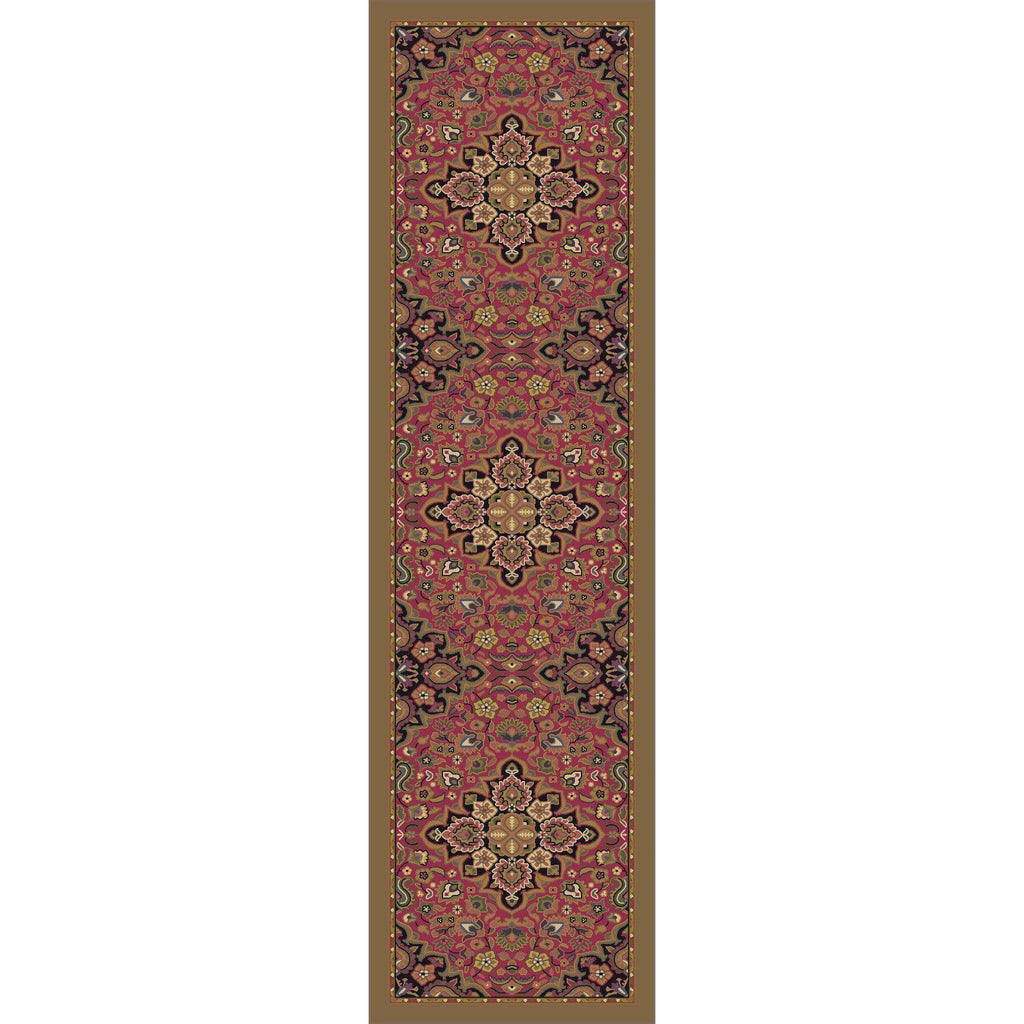 Babylonia - Rosette-CabinRugs Southwestern Rugs Wildlife Rugs Lodge Rugs Aztec RugsSouthwest Rugs