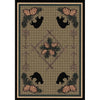 Bears & Pinecones-CabinRugs Southwestern Rugs Wildlife Rugs Lodge Rugs Aztec RugsSouthwest Rugs