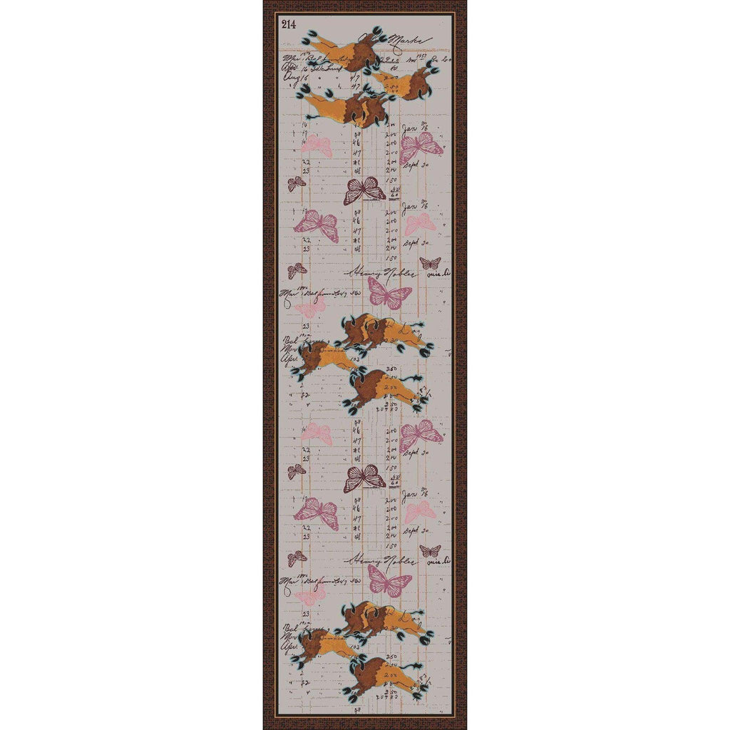 Bison Plains - Natural-CabinRugs Southwestern Rugs Wildlife Rugs Lodge Rugs Aztec RugsSouthwest Rugs