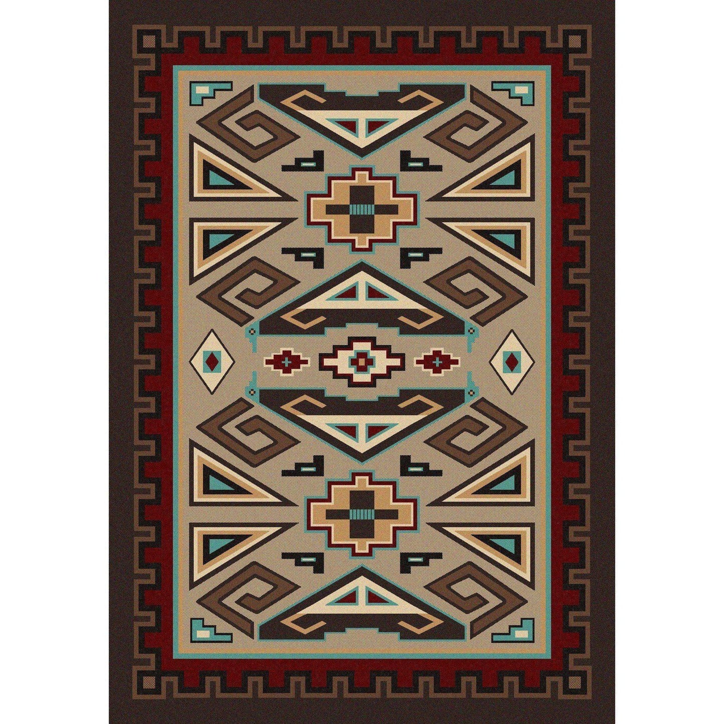Butte Sand-CabinRugs Southwestern Rugs Wildlife Rugs Lodge Rugs Aztec RugsSouthwest Rugs