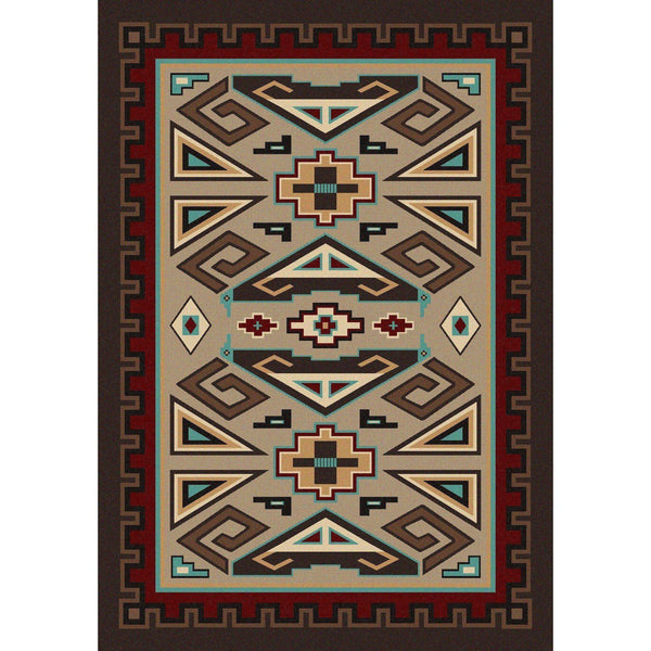 Butte Sand-CabinRugs Southwestern Rugs Wildlife Rugs Lodge Rugs Aztec RugsSouthwest Rugs