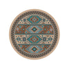 Café Indigo - Turquoise-CabinRugs Southwestern Rugs Wildlife Rugs Lodge Rugs Aztec RugsSouthwest Rugs