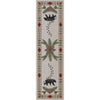 Camp Bear Valley - Natural-CabinRugs Southwestern Rugs Wildlife Rugs Lodge Rugs Aztec RugsSouthwest Rugs