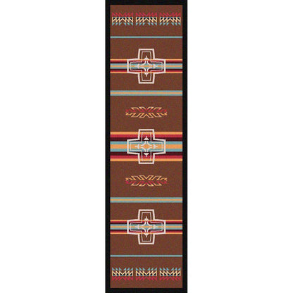 Canyon Crucifix - Sunset-CabinRugs Southwestern Rugs Wildlife Rugs Lodge Rugs Aztec RugsSouthwest Rugs