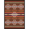 Canyon Crucifix - Sunset-CabinRugs Southwestern Rugs Wildlife Rugs Lodge Rugs Aztec RugsSouthwest Rugs