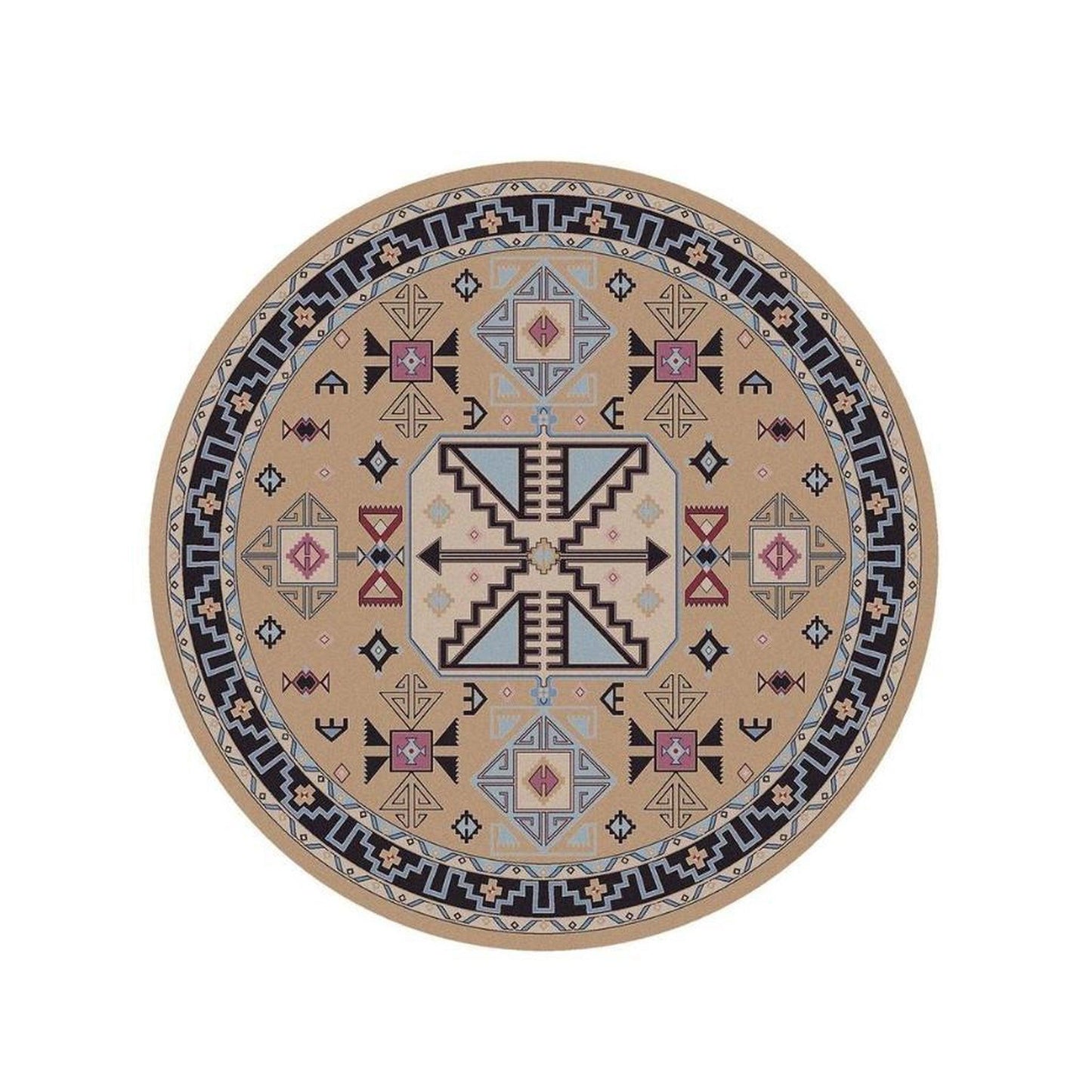 Canyon De Cobre - San Angelo-CabinRugs Southwestern Rugs Wildlife Rugs Lodge Rugs Aztec RugsSouthwest Rugs