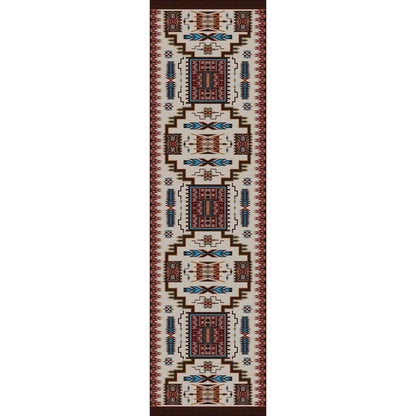 Chasing The Storm - Rust-CabinRugs Southwestern Rugs Wildlife Rugs Lodge Rugs Aztec RugsSouthwest Rugs