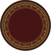 Cimarron Land - Red-CabinRugs Southwestern Rugs Wildlife Rugs Lodge Rugs Aztec RugsSouthwest Rugs