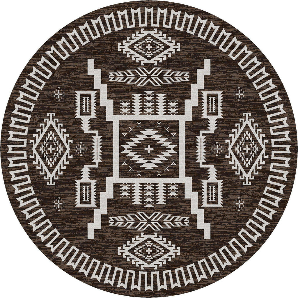 Cloud Stories - Chocolate-CabinRugs Southwestern Rugs Wildlife Rugs Lodge Rugs Aztec RugsSouthwest Rugs