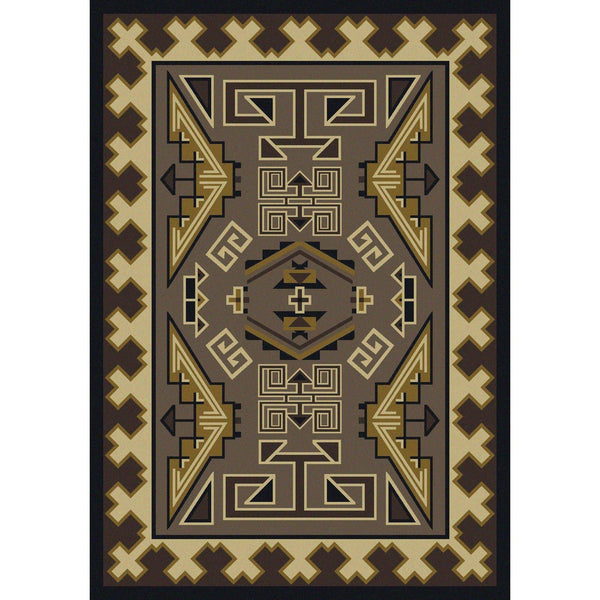 Comfy Trader - Sand-CabinRugs Southwestern Rugs Wildlife Rugs Lodge Rugs Aztec RugsSouthwest Rugs